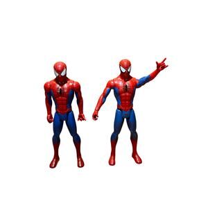 Spider Man 11.5” Tall Action Figures Set Of 2